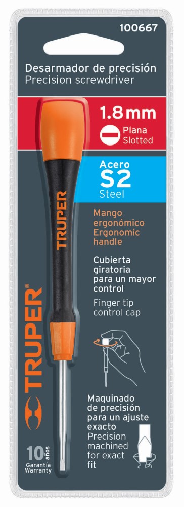 DESARMADOR PRECISION PLANO 1.8MM