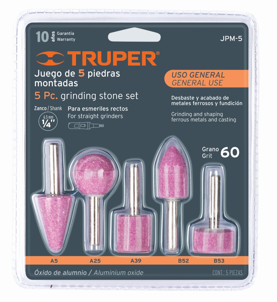 JUEGO 5 PIEDRAS MONTADAS ROSAS JPM-5