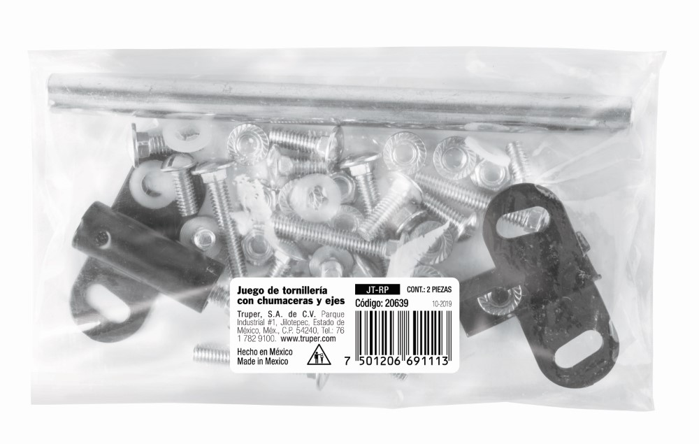 JUEGO TORNILLERIA PARA CARRETILLAS ROJAS