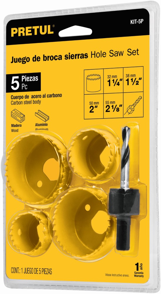 JUEGO 5 SIERRAS CORTACÍRCULOS MADERA PRE