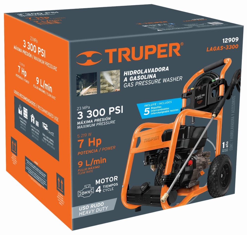 HIDROLAVADORA GASOLINA 3300PSI