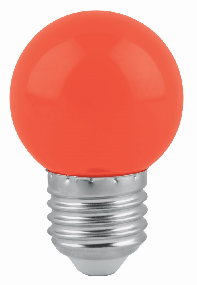 LAMPARA LED G45 127 V 1 W COLOR RO 46029