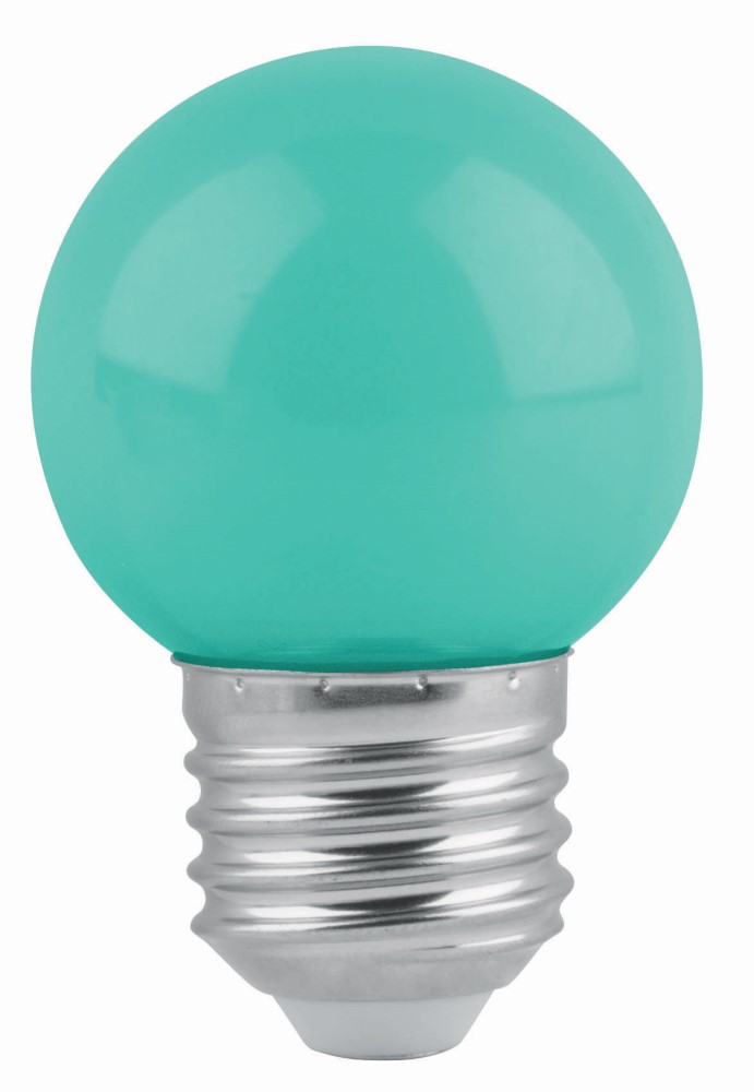 LAMPARA LED G45 127 V 1 W VERDE 46027