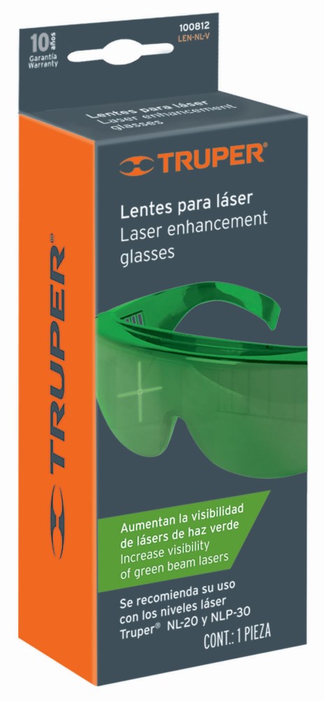 LENTES DE SEGURIDAD PARA LASER VERDE