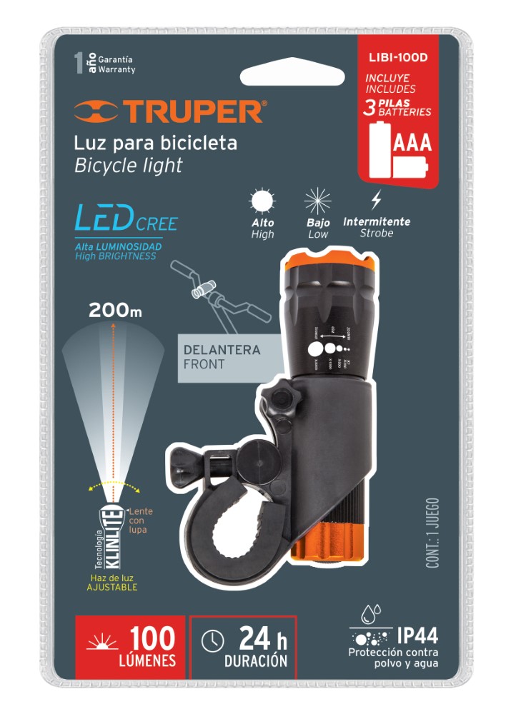 LINTERNA BICICLETA DELANTERA