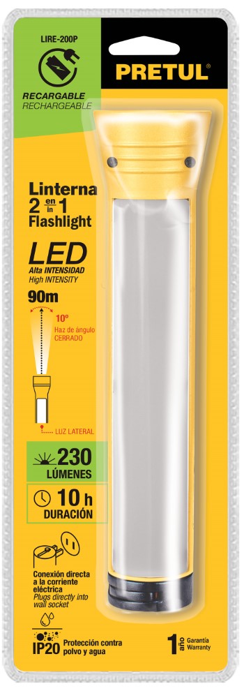 LINTERNA RECARGABLE LAMPARA EMERGE 26070