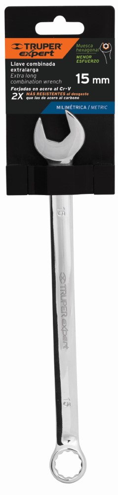 LLAVE COMBINADA EXTRALARGA 15MM