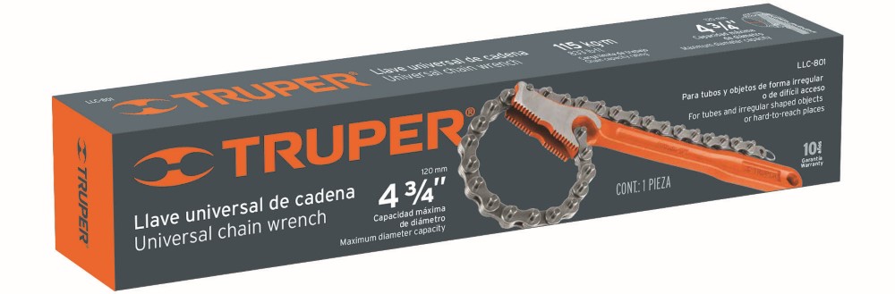 LLAVE UNIVERSAL CON CADENA 300 MM