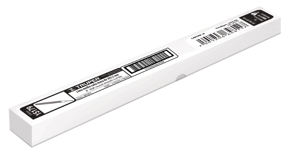 LIMA MEDIA CAÑA MUZAS 8