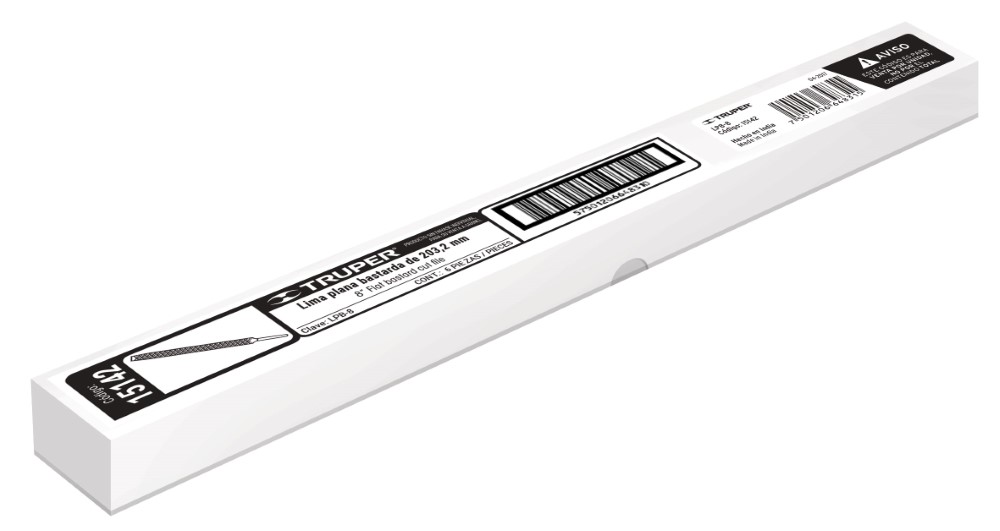 LIMA PLANA BASTARDA 8