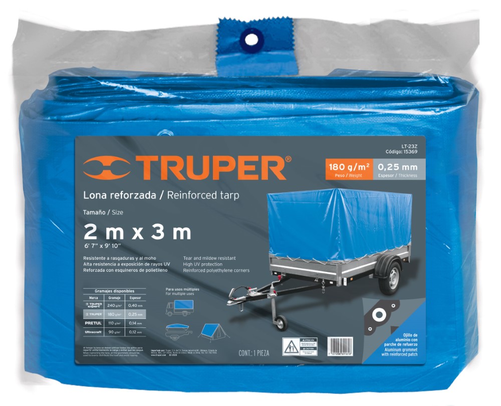 LONA AZUL 5 X 6M 15374 TRUPER