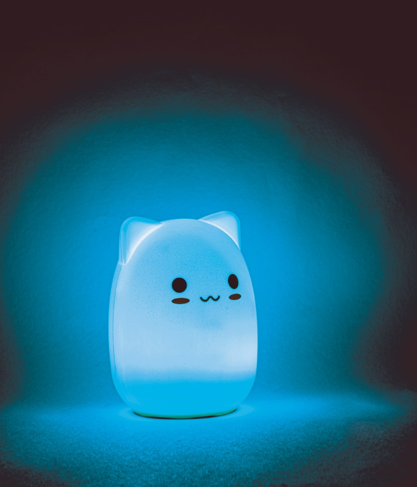 LUZ DE NOCHE LED GATO MULTICOLOR 47869