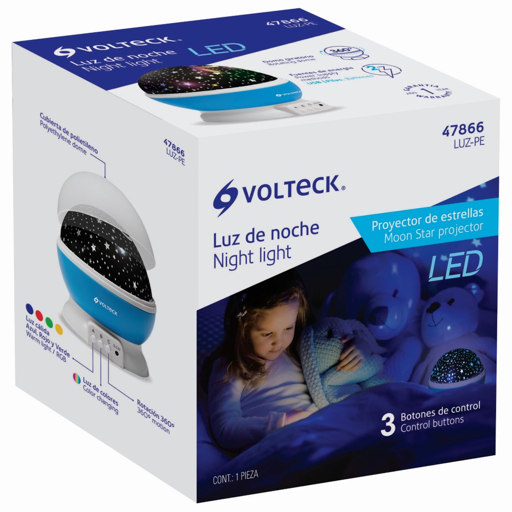 LUZ DE NOCHE PROYECTOR DE ESTRELLAS