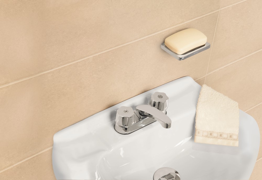 MEZCLADORA LAVABO RECTA TRAD 1/4 BASIC