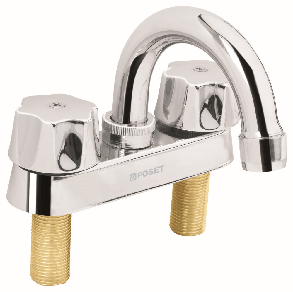 MEZCLADORA LAVABO CURVO TRAD 1/4 BASIC