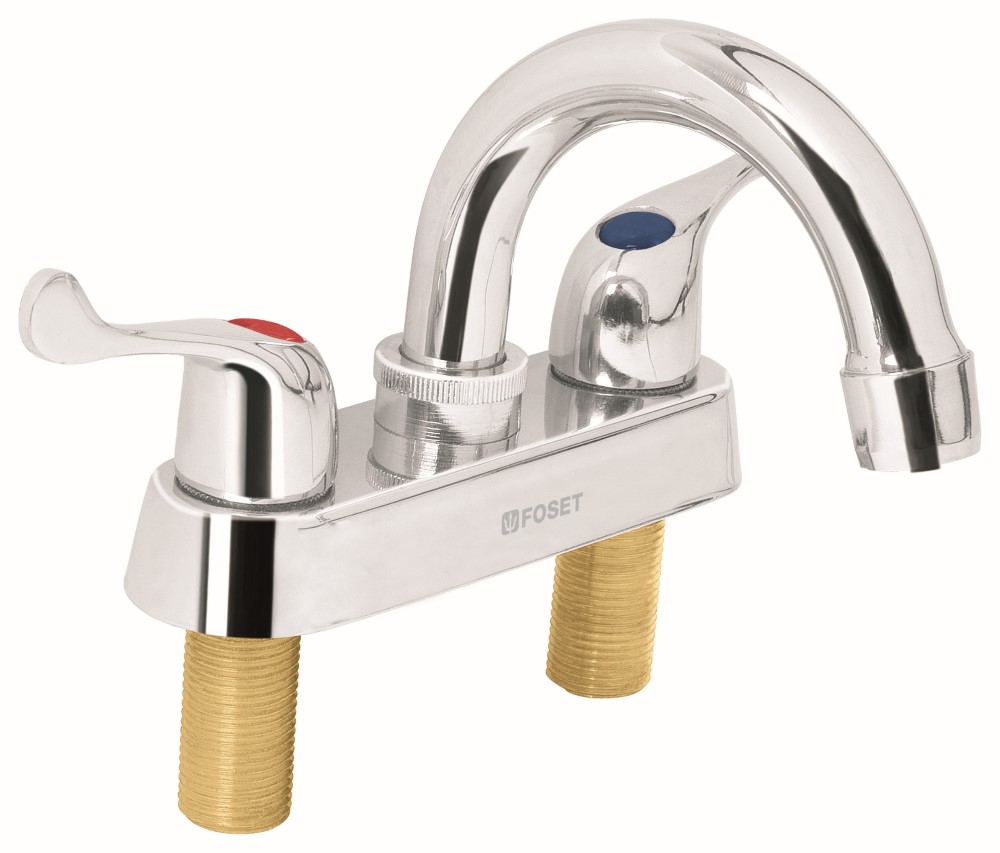 MEZCLADORA LAVABO  CURVO PALA BASIC