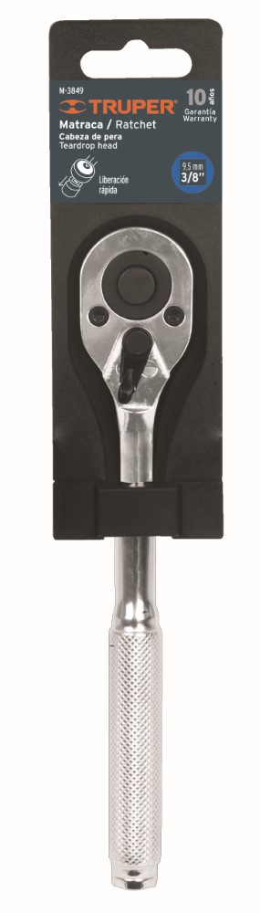 MATRACA 3/8 CABEZA PERA TRUPER
