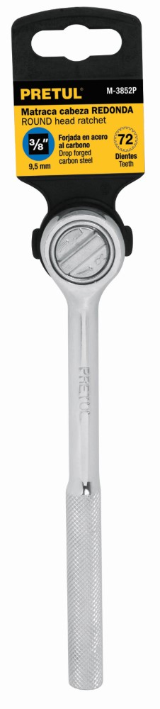 MATRACA 3/8 CABEZA REDONDA PRETUL