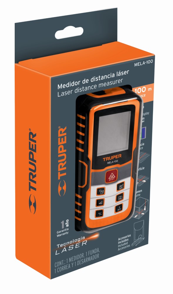 MEDIDOR LASER DISTANCIA 100M