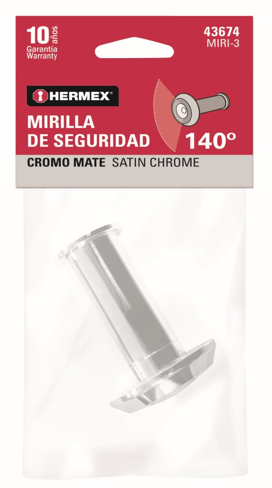 MIRILLA SEGURIDAD CROMO