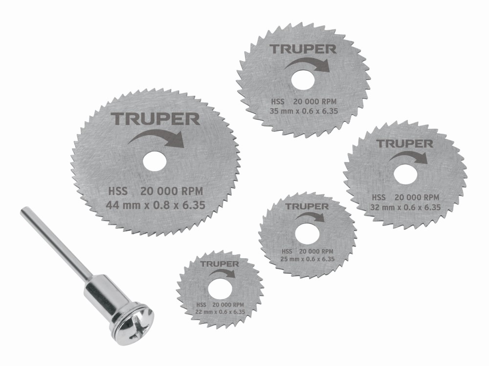 JGO 5 MINI DISCOS SIERRAS MOTOTOOL TRUPE