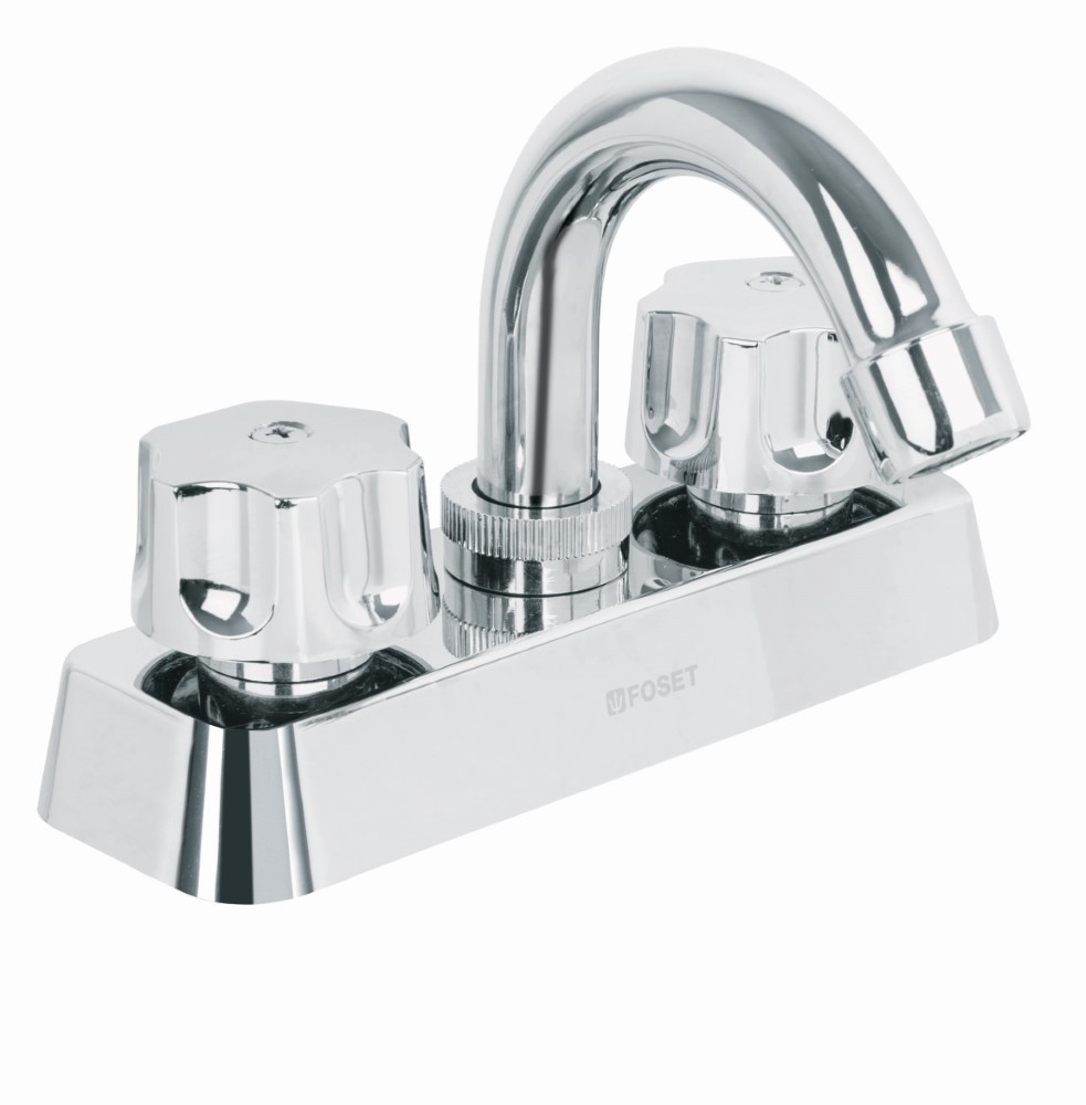 MEZCLADORA LAVABO CURVO ABS TRAD BASIC