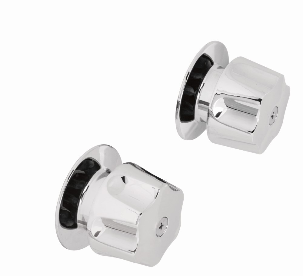 JUEGO 2 MANERALES REGADERA TIPO CUBO BAS