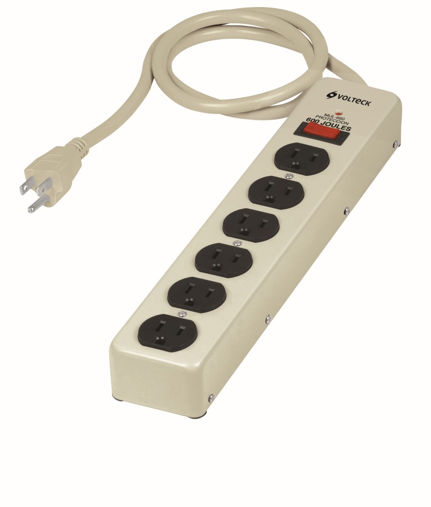 MULTICONTACTO 6 ENTRADAS SUPRESOR PICOS