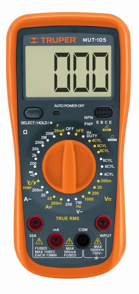 MULTIMETRO MANTENIMIENTO AUTOMOTRIZ