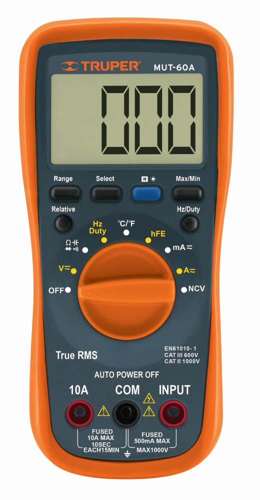 MULTIMETRO PRO RMS VERDA Y AUT RANG DELU