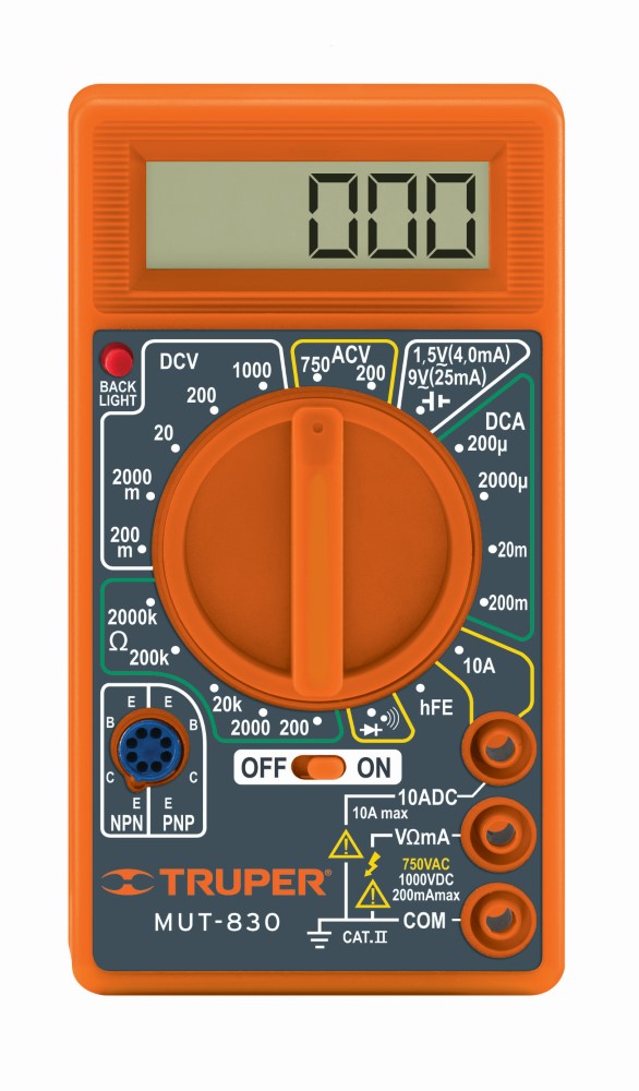 MULTIMETRO DIGITAL CASERO