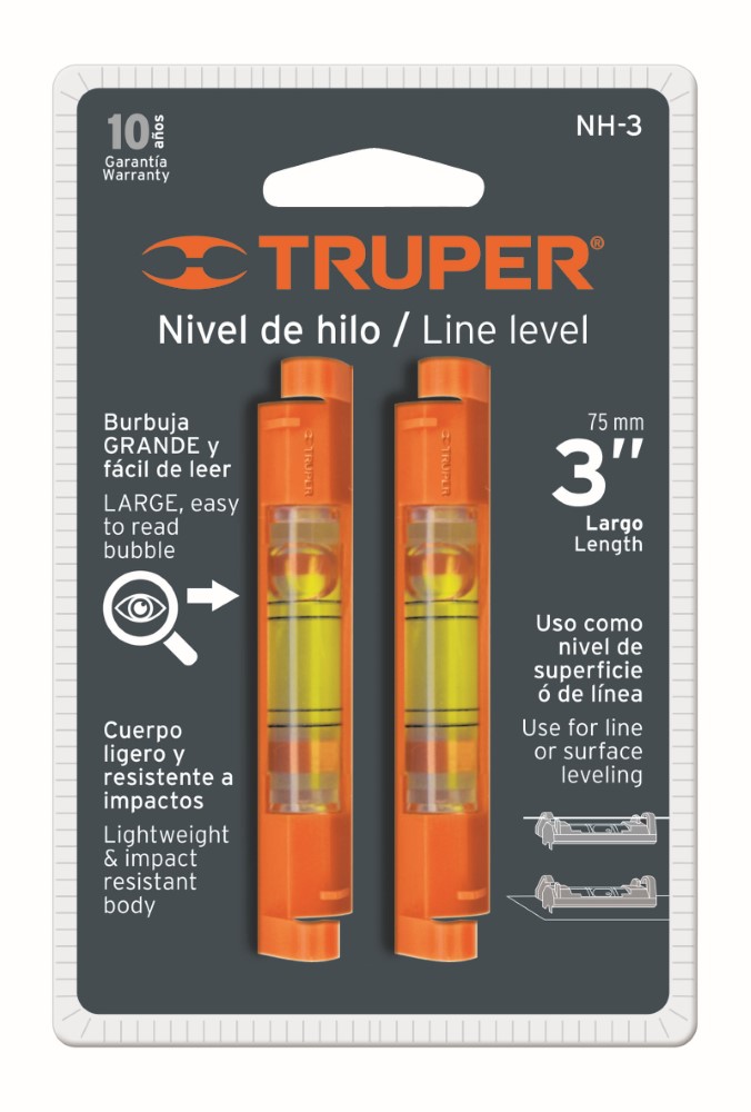 NIVELES DE HILO BLISTER 2 PIEZAS TRUPER
