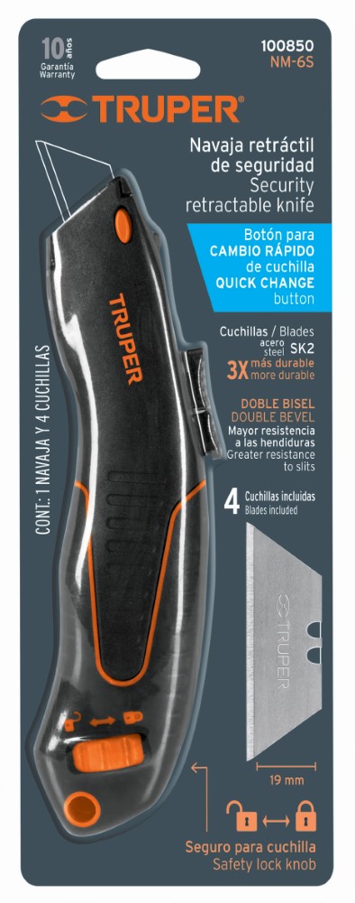 NAVAJA DE SEGURIDAD RETRACTIL 6