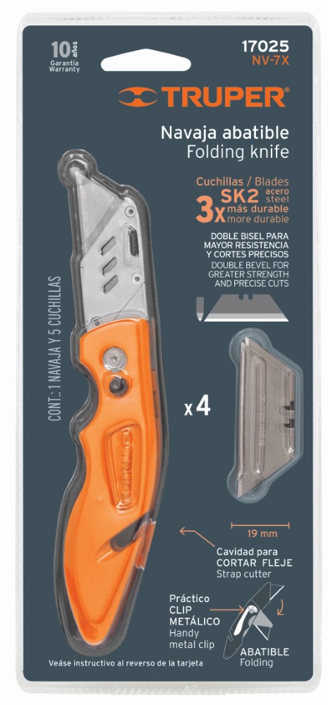 NAVAJA ABATIBLE METALICA 7