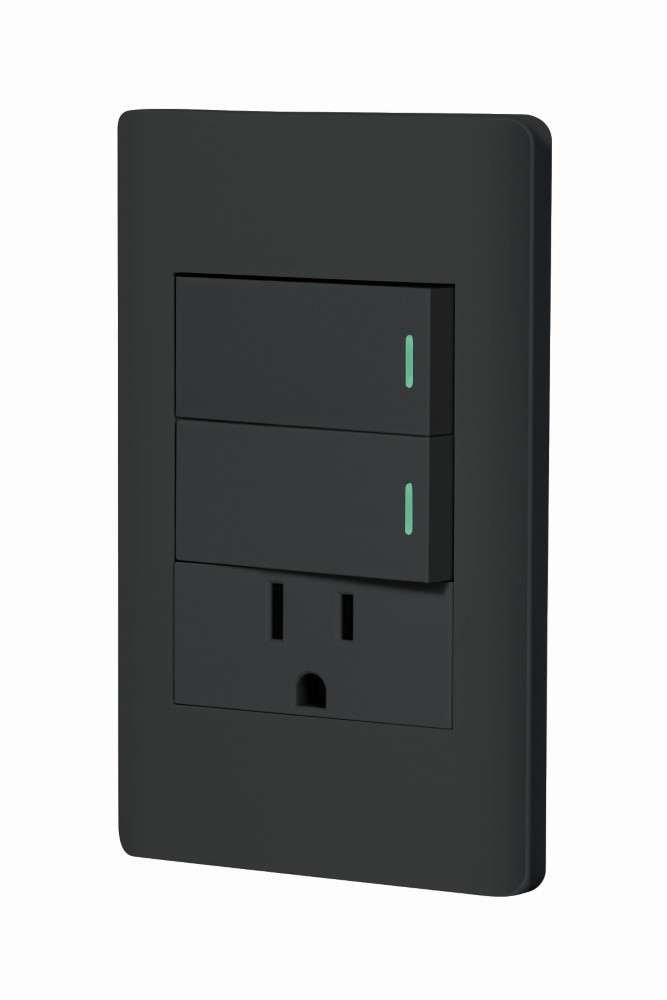 PLACA ARMADA NEGRA 2 INT Y CONTACTO 1MOD