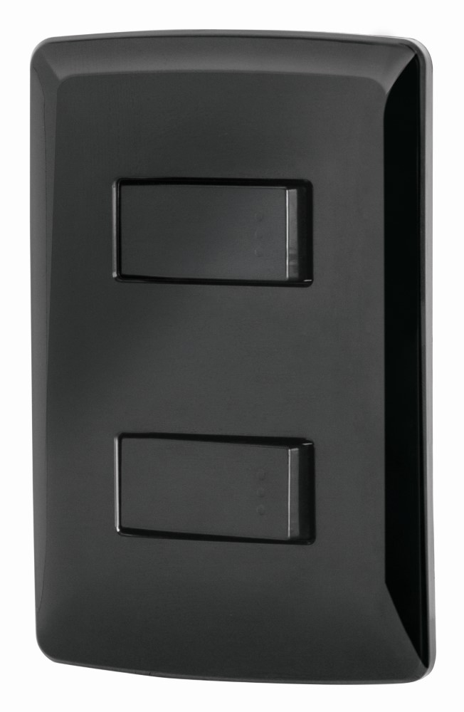 PLACA ARMADA 2 INTERR SENCILLOS NEG LI