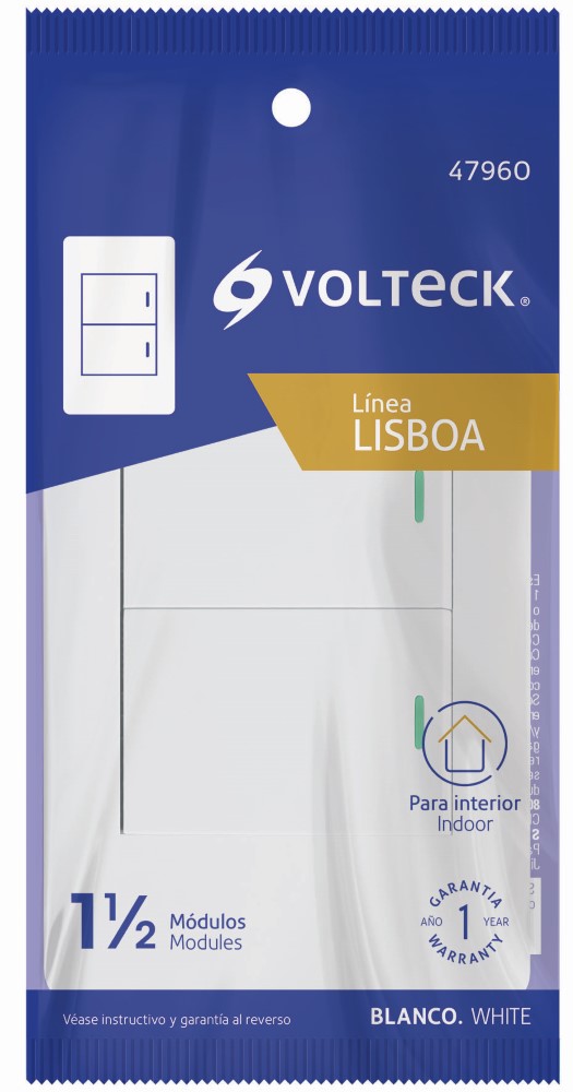 PLACA ARMADA BLANCA 2INT 1.5MOD