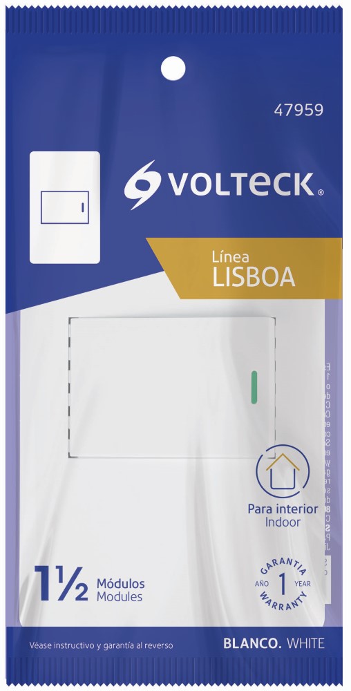 PLACA ARMADA BCA 1 INT 3VIAS 1.5MOD LISB