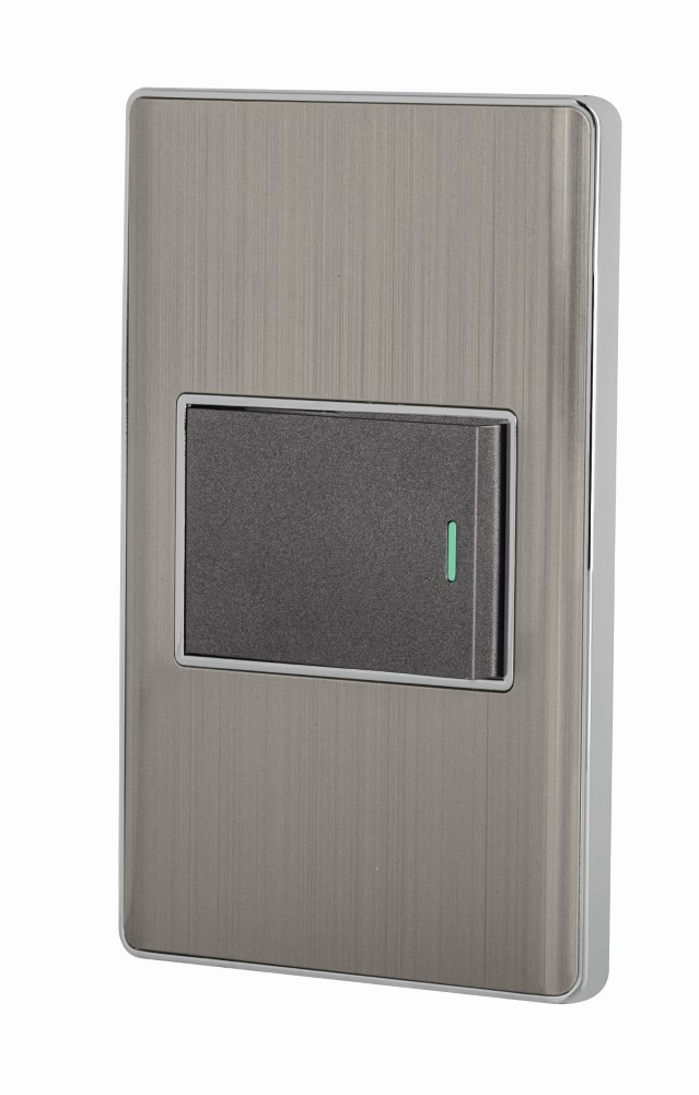 PLACA ARMADA ACERO INOX 1INT 1.5MOD LISB