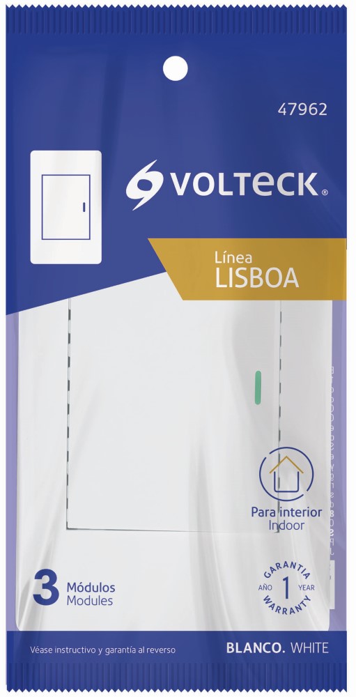 PLACA ARMADA BLANCA 1INT3MOD LISBOA