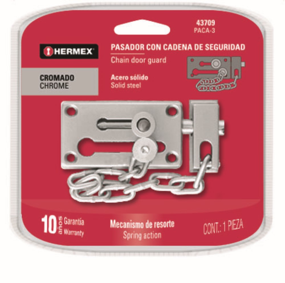 PASADOR CON CADENA CROMO