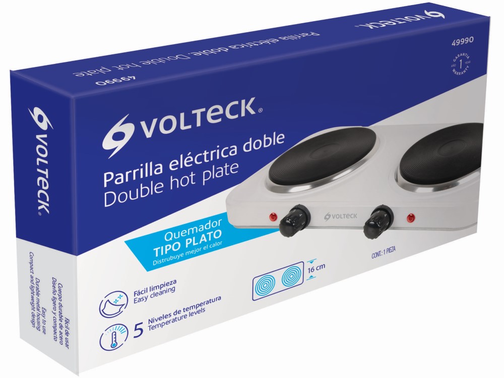 PARRILLA ELECTRICA DISCO DOBLE