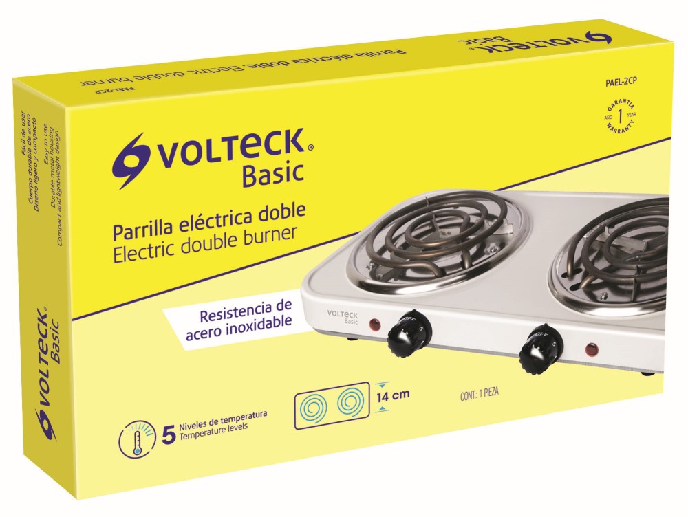 PARRILLA ELECTRICA 2 QUEM CUADRADA BASIC