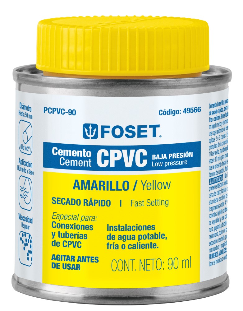 PEGAMENTO CPVC AMARILLO 145ML