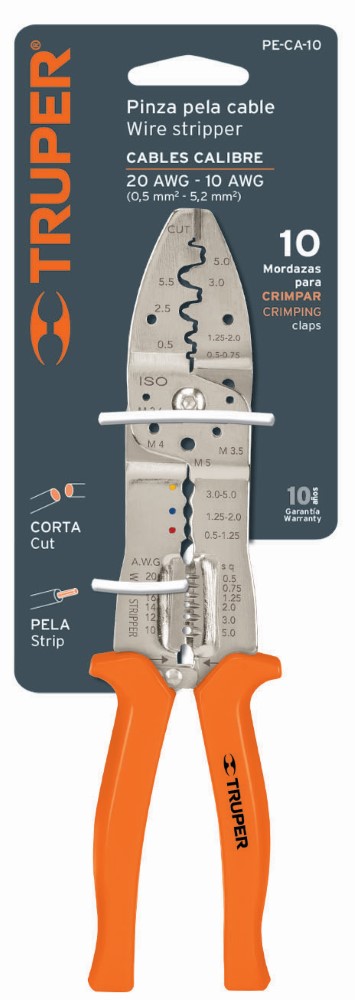 PINZA PELACABLES 10