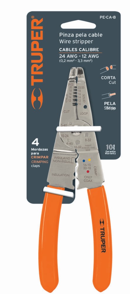PINZA PELACABLES 8