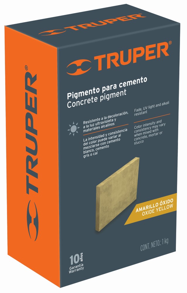 PIGMENTO PARA CEMENTO 1KG AMARILLO OXID