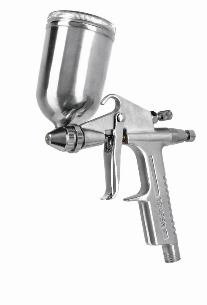 PISTOLA RETOQUE GRAVEDAD VASO ALUM 11098