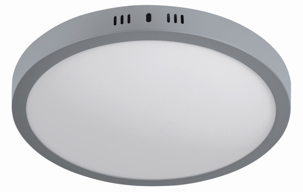 PLAFON REDONDO GRIS 24W