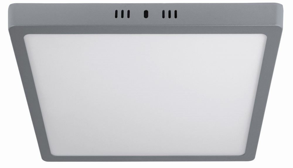 PLAFON CUADRADO GRIS 24K